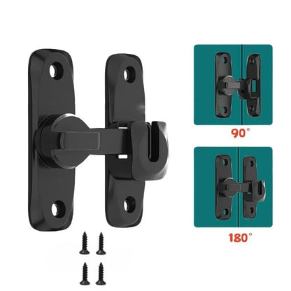 90/180 Degree Flip Door Lock Home Security