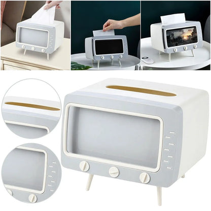 PHONE HOLDER TISSUE BOX