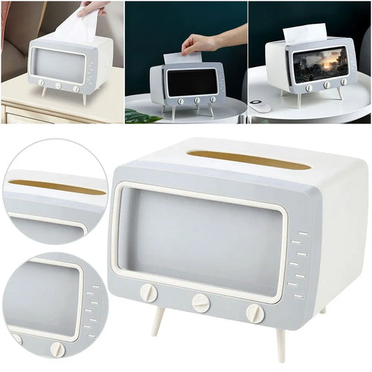 PHONE HOLDER TISSUE BOX