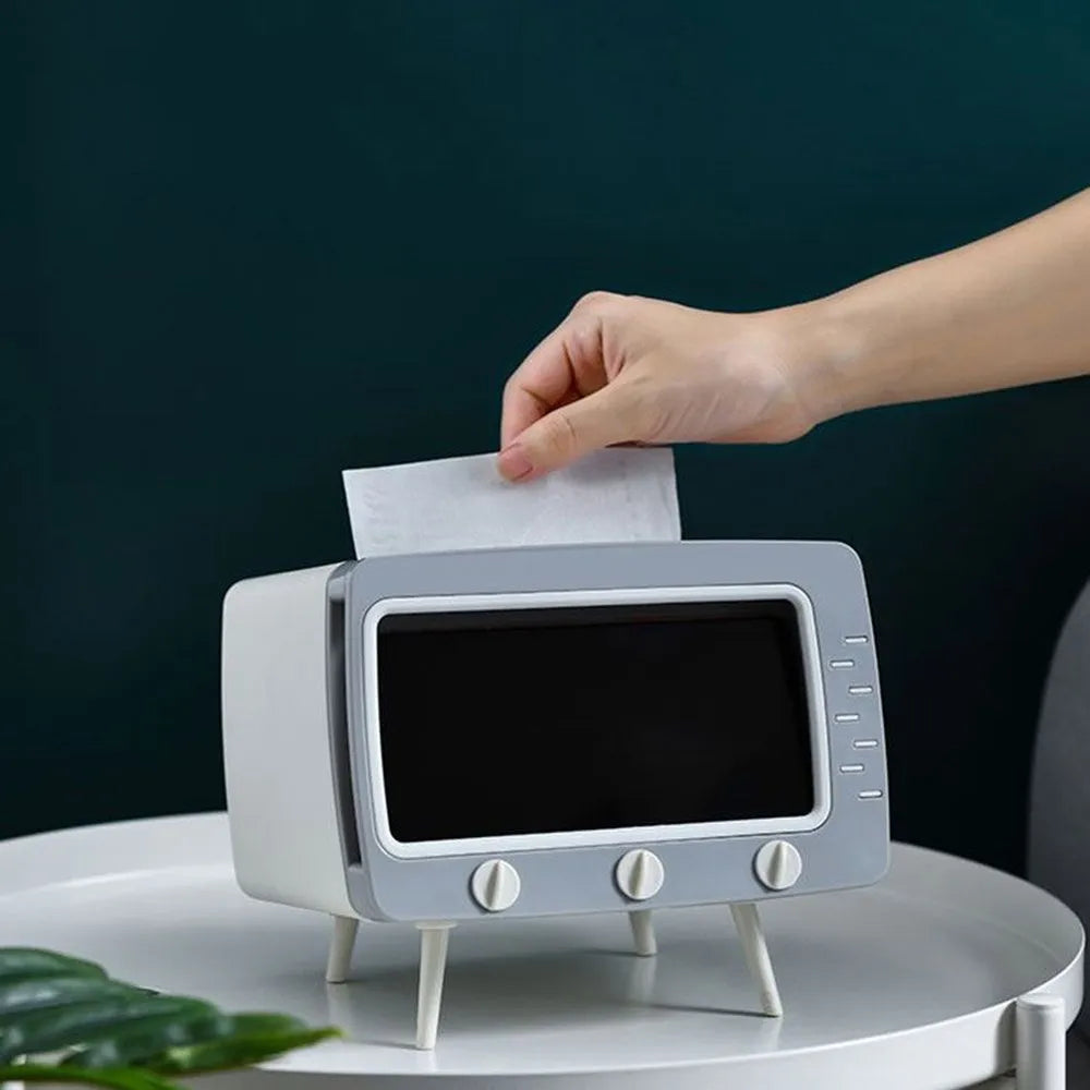 PHONE HOLDER TISSUE BOX