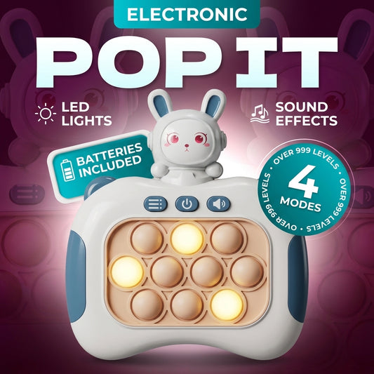 Electronic Pop Light Up Game Handle Toys for Children