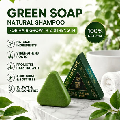 NATURAL SHAMPOO FOR HAIR GROWTH & STRENGTH