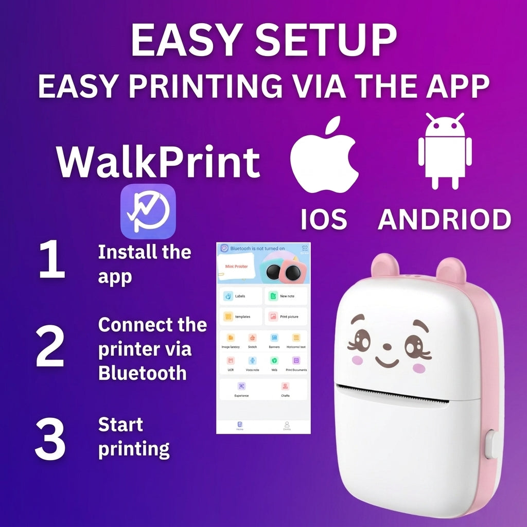Mini Portable Thermal Printer