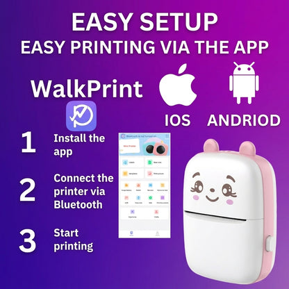 Mini Portable Thermal Printer