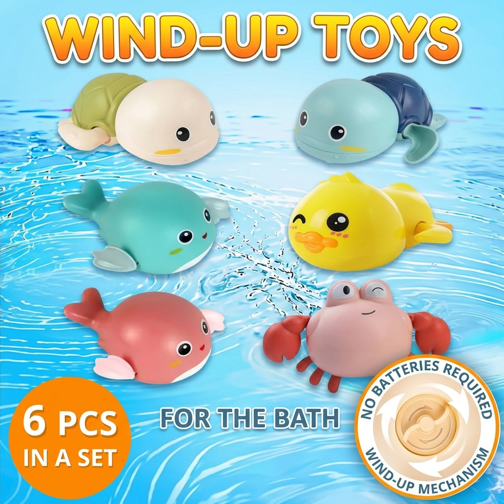 Cute Wind-Up Fish Bath Toy