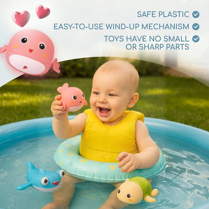 Cute Wind-Up Fish Bath Toy