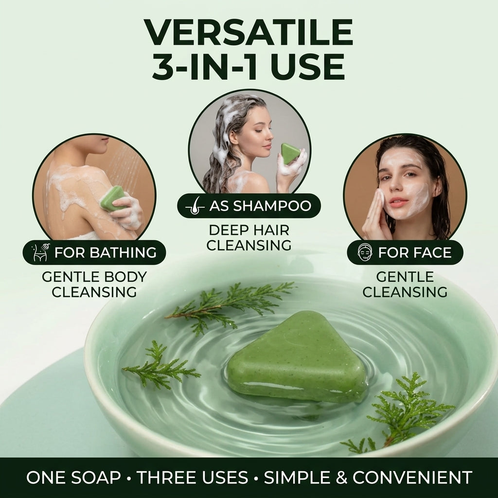 NATURAL SHAMPOO FOR HAIR GROWTH & STRENGTH