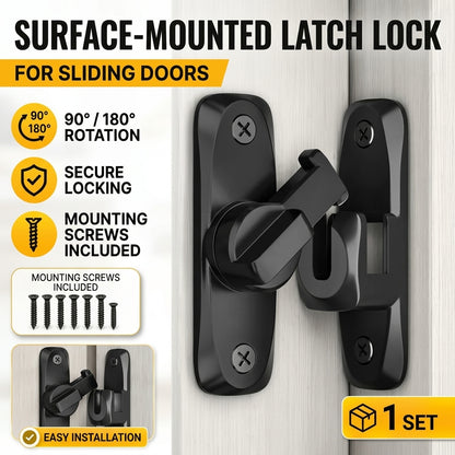 90/180 Degree Flip Door Lock Home Security